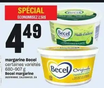 Provigo Margarine Becel offer
