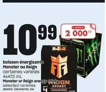 Provigo Boisson Énergisante Monster Ou Reign offer
