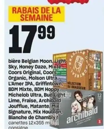 Provigo Bière Belgian Moon Light offer