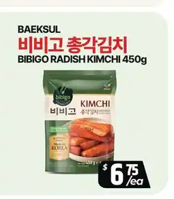 PAT Mart BAEKSUL Bibigo Radish Kimchi offer