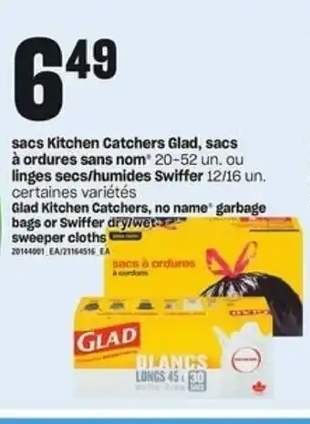 Provigo Sacs Kitchen Catchers Glad Sacs offer