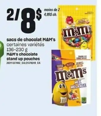 Provigo Sacs de Chocolat M&M's offer