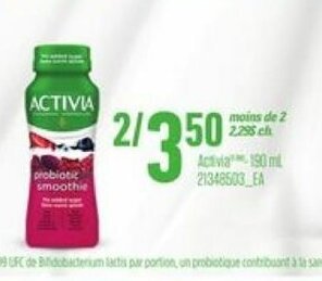 Provigo Activia offer