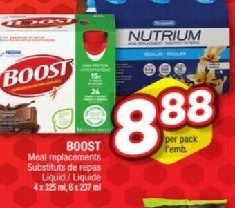 Jean Coutu Boost offer