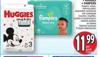 Jean Coutu Huggies, Pampers offer