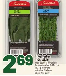 Metro FINES HERBES IRRÉSISTIBLE offer
