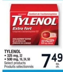 Jean Coutu Tylenol offer