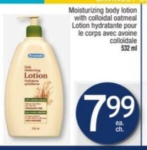 Jean Coutu Moisturizing Body Lotion offer
