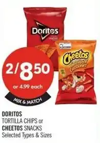 Shoppers Drug Mart Doritos or cheetos offer