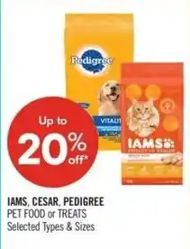 Shoppers Drug Mart Iams, cesar, pedigree offer