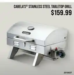 Cabela's CABELA'S STAINLESS STEEL TABLETOP GRILL offer