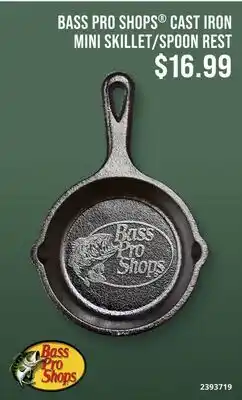 Cabela's BASS PRO SHOPS CAST IRON MINI SKILLET offer
