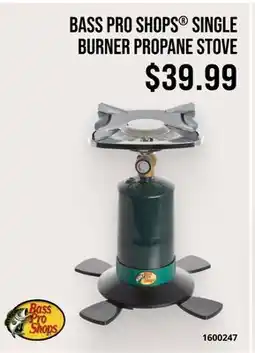 Cabela's BASS PRO SHOPS SINGLE BURNER PROPANE STOVE offer
