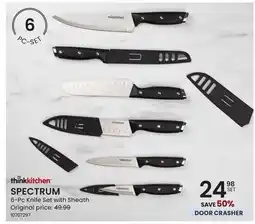 Stokes SPECTRUM 6-Pc Knife Set with Sheath offer