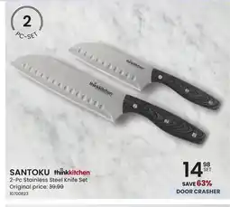 Stokes SANTOKU 2-Pc Stainless Steel Knife Set offer