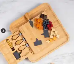 Stokes NORMANDY 10-Pc Bamboo Cheese Board with Knives offer