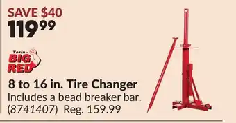 Princess Auto 8 to 16 in. Tire Changer offer