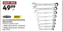 Princess Auto 8 pc Combination Ratcheting Wrench Sets offer