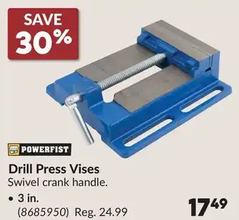 Princess Auto Drill Press Vises 3 in offer