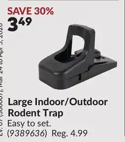 Princess Auto Large Indoor/Outdoor Rodent Trap offer