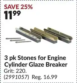 Princess Auto 3 pk Stones for Engine Cylinder Glaze Breaker offer
