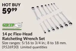 Princess Auto 14 pc Flex-Head Ratcheting Wrench Set offer