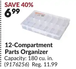Princess Auto 12-Compartment Parts Organizer offer
