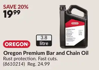 Princess Auto Oregon Premium Bar and Chain Oil offer