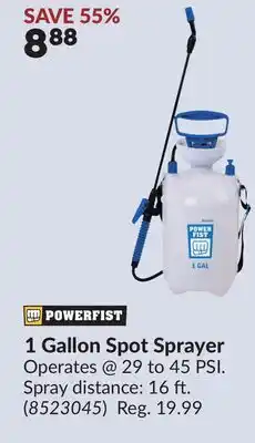 Princess Auto 1 Gallon Spot Sprayer offer
