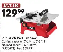 Princess Auto 7 in. 4.2A Wet Tile Saw offer