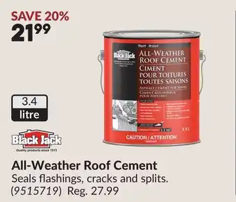 Princess Auto All-Weather Roof Cement offer