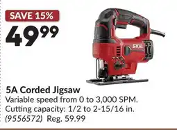 Princess Auto 5A Corded Jigsaw offer