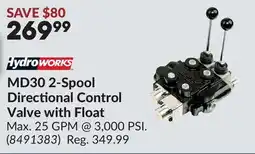 Princess Auto MD30 2-Spool Directional Control Valve with Float offer