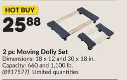 Princess Auto 2 pc Moving Dolly Set offer