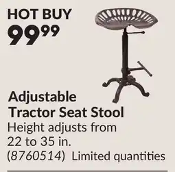 Princess Auto Adjustable Tractor Seat Stool offer