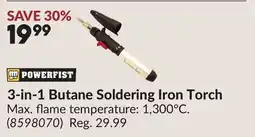 Princess Auto 3-in-1 Butane Soldering Iron Torch offer