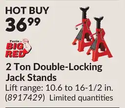 Princess Auto 2 Ton Double-Locking Jack Stands offer
