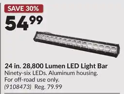 Princess Auto 24 in. 28,800 Lumen LED Light Bar offer
