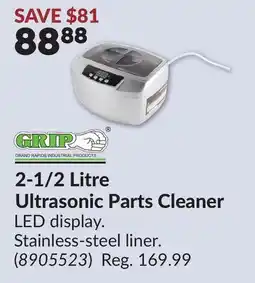 Princess Auto 2-1/2 Litre Ultrasonic Parts Cleaner offer