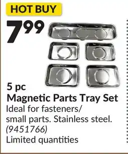 Princess Auto 5 pc Magnetic Parts Tray Set offer