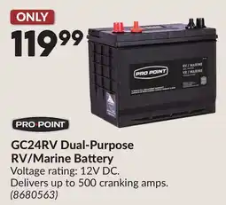 Princess Auto GC24RV Dual-Purpose RV/Marine Battery offer