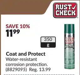 Princess Auto Coat and Protect offer