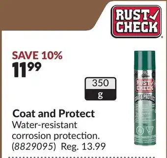 Princess Auto Coat and Protect offer