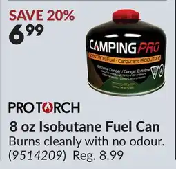 Princess Auto 8 oz Isobutane Fuel Can offer