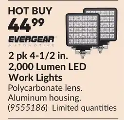 Princess Auto 2 pk 4-1/2 in. 2,000 Lumen LED Work Lights offer