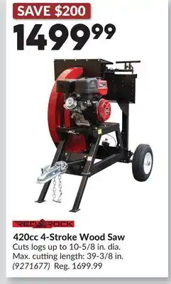 Princess Auto 420cc 4-Stroke Wood Saw offer