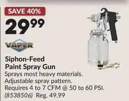 Princess Auto Siphon-Feed Paint Spray Gun offer