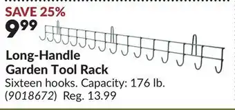 Princess Auto Long-Handle Garden Tool Rack offer
