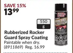 Princess Auto Rubberized Rocker Guard Spray Coating offer