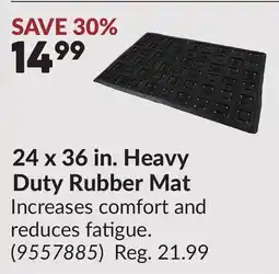Princess Auto 24 x 36 in. Heavy Duty Rubber Mat offer